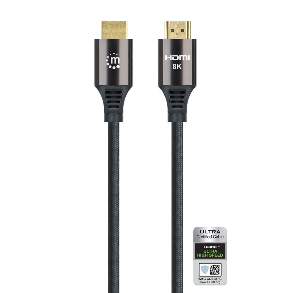 Manhattan 10&#39; 8K HDMI Cable with Ethernet in Black, , large