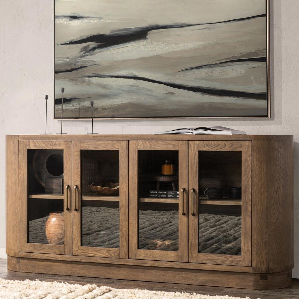 Classic Home Vander 4-Door Buffet in Tawny Brown, , large