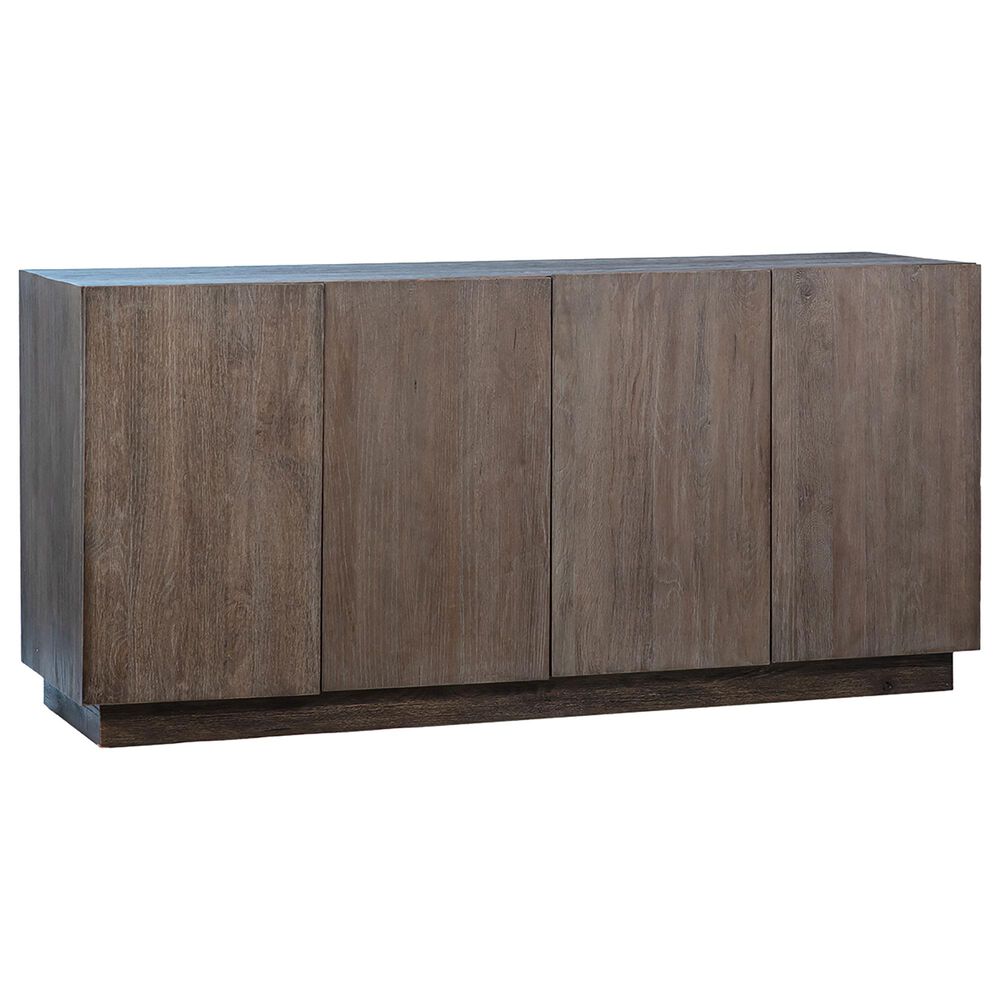 Blue Sun Designs Scotch 4-Door Sideboard in Brown/Grey, , large