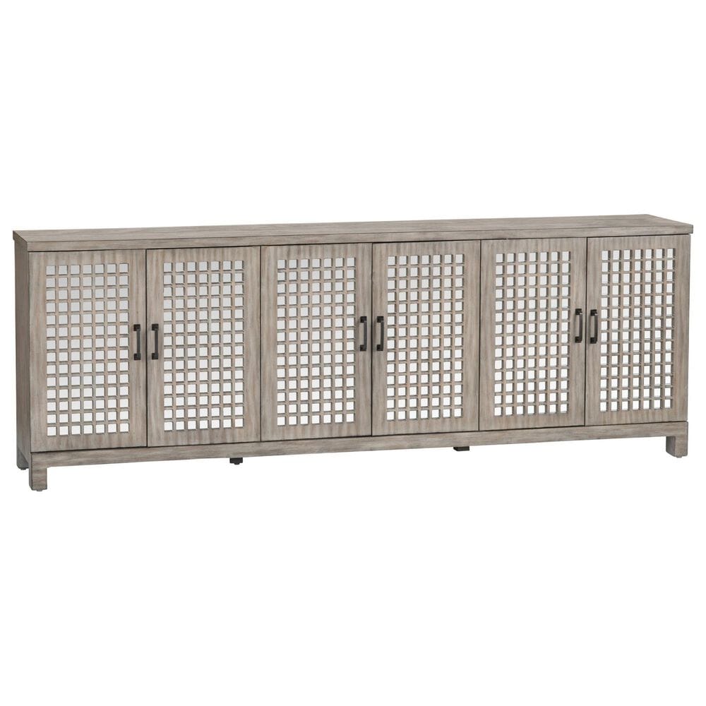 Crestview Collection Ashlar 6-Door Sideboard in Light Brown, , large