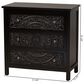 Baxton Studio Yelena 3-Drawer Storage Cabinet in Black, , large