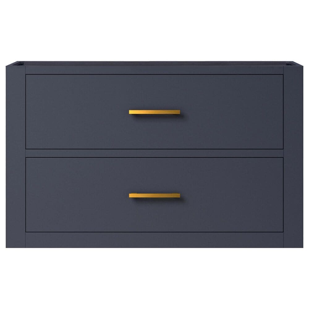 Lexora Home Castor 30&quot; Single Bathroom Vanity in Blue with 2 cm White Carrara Marble Top and Rectangular Sink, , large