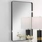 Uttermost Wall Mirror in Matte Black, , large