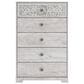 Ashley Paxberry 5-Drawer Chest in Whitewash, , large