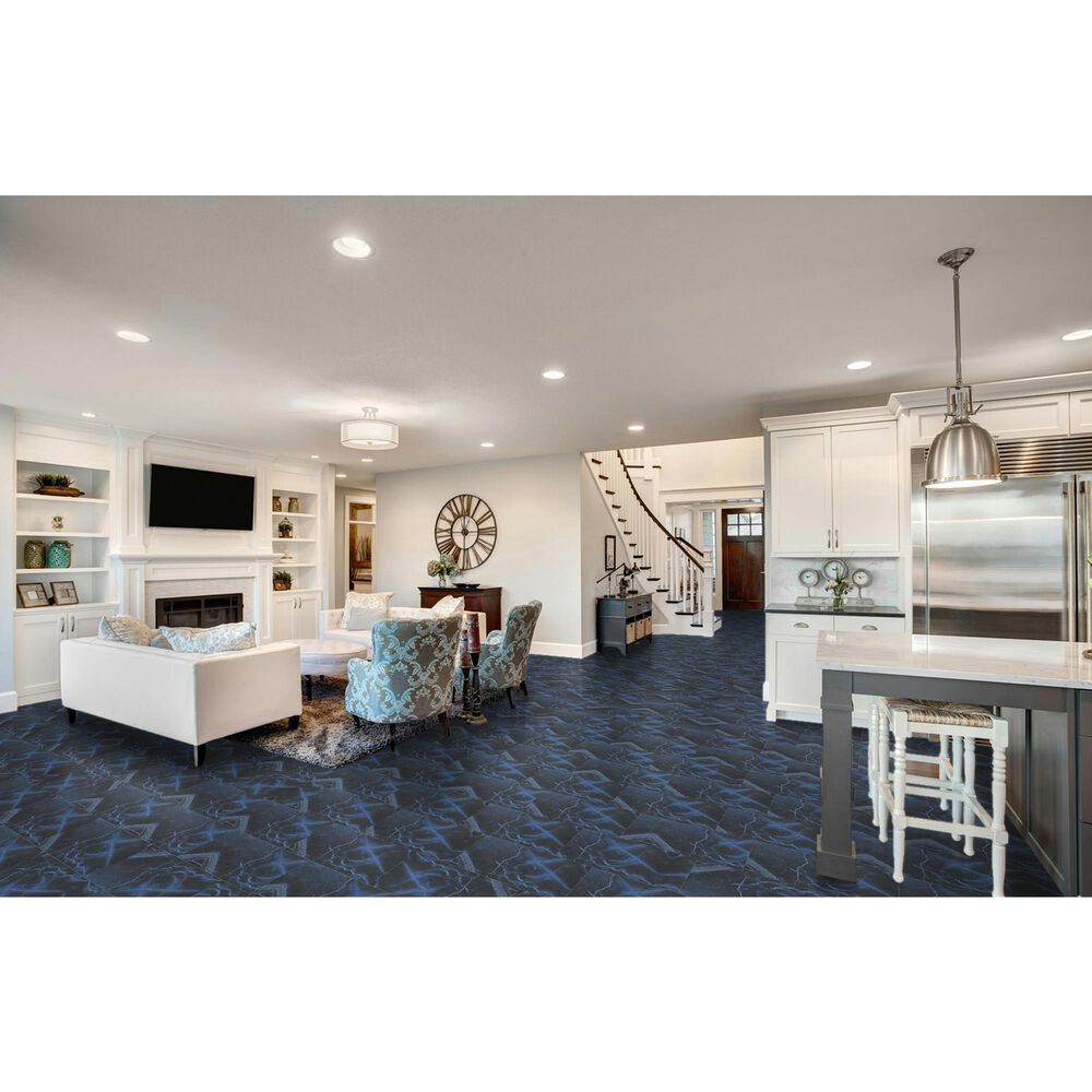 Emser Parkview Blue 12&quot; x 24&quot; Matte Porcelain Tile, , large