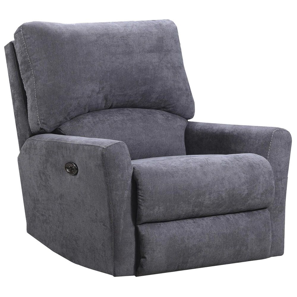 Simmons Upholstery Power Rocker Recliner in Pacific Fog, , large