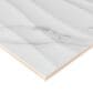 MS International Dymo Statuary Wavy White 12" x 24" Ceramic Tile, , large