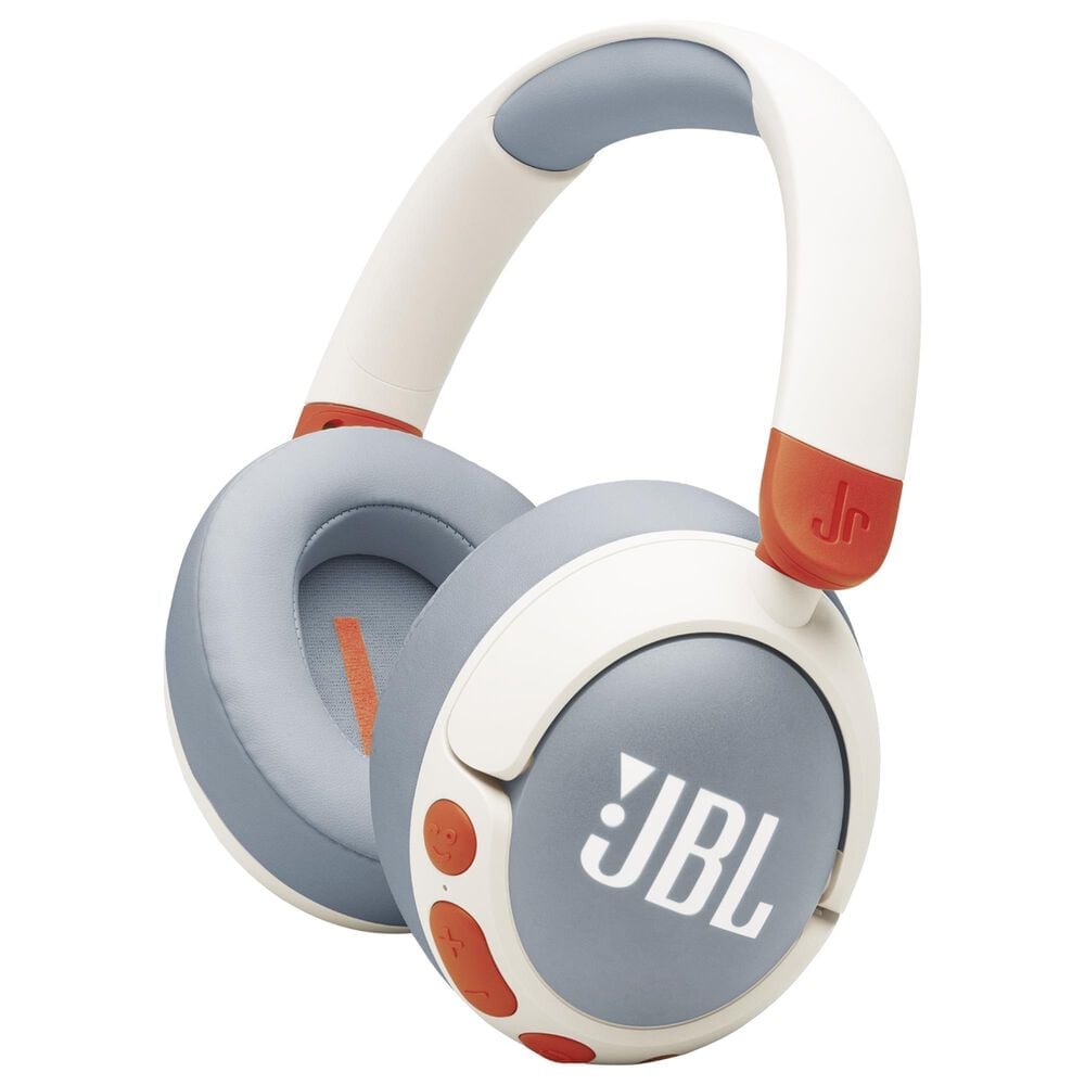 JBL Junior 470NC Over Ear Kids Headphones in White, , large