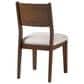 STEVE SILVER Canton 7-Piece Rectangular Dining Set in Brown Cherry, , large