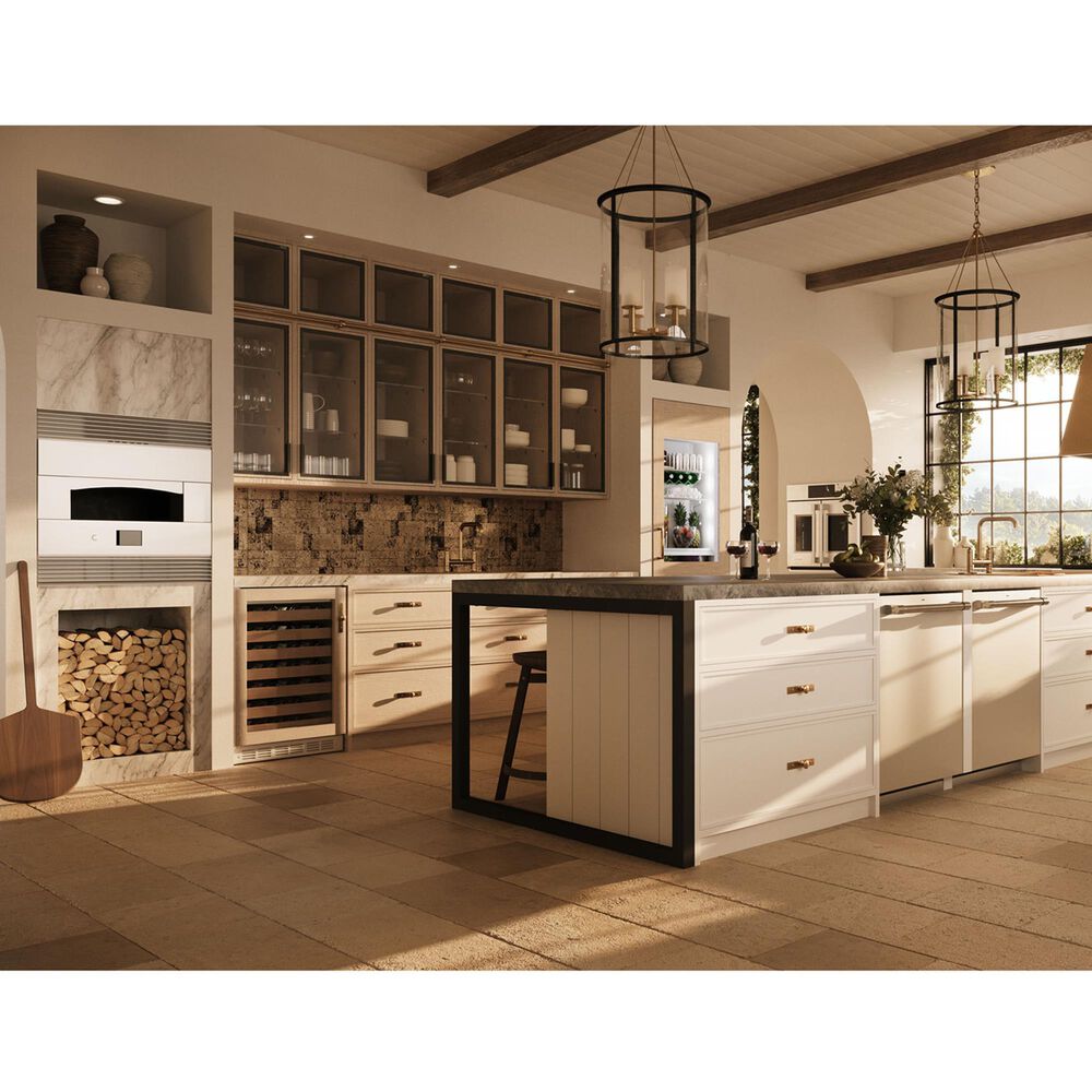 Monogram 30&quot; Integrated Glass Door Refrigerator for Single or Dual Installation, , large