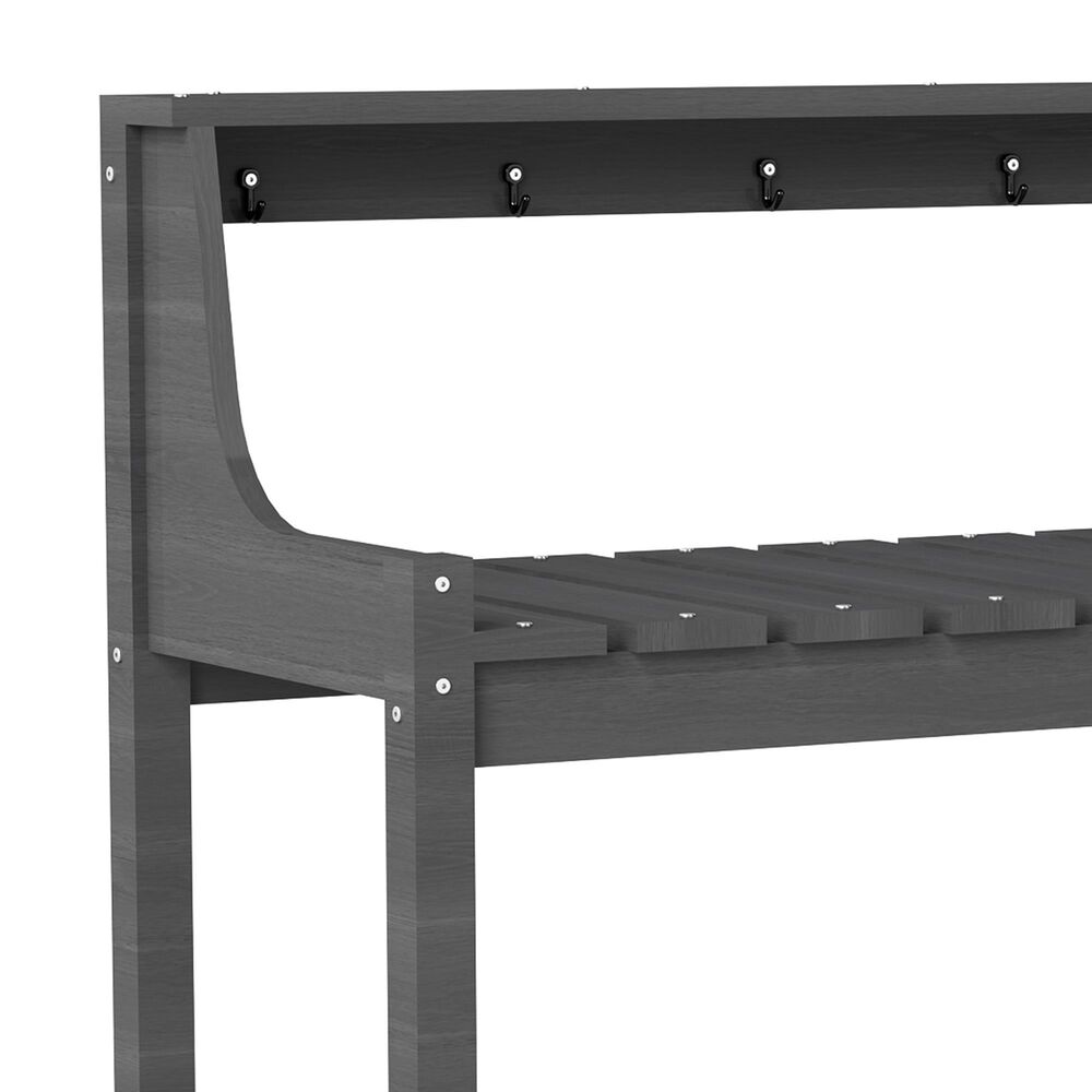 HOMLUX Outdoor Storage Potting Bench in Grey, , large