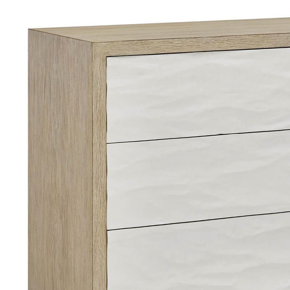 Universal Furniture Oasis 3-Drawer Dresser and Mirror in Dockside and White, , large