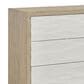 Universal Furniture Oasis 3-Drawer Dresser and Mirror in Dockside and White, , large