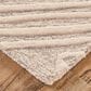 Feizy Enzo 8737F 9"6" x 13"6" Ivory and Natural Area Rug, , large