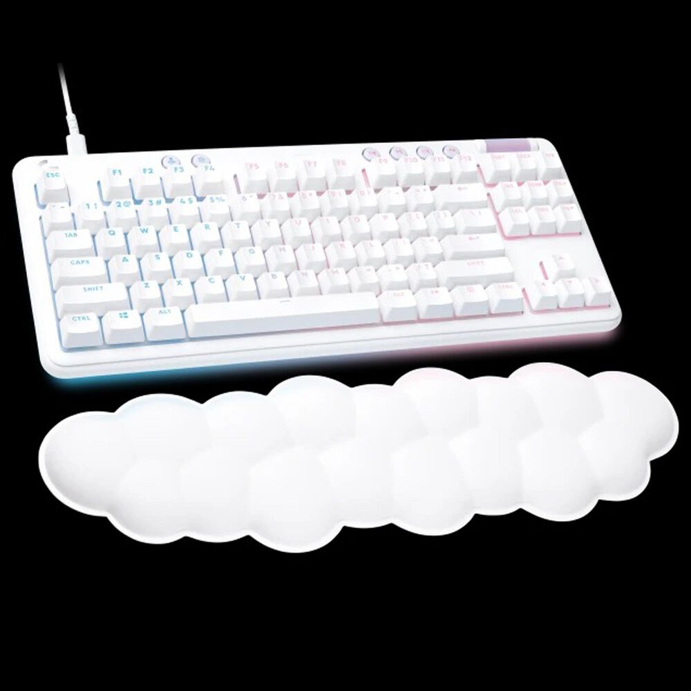 Logitech Aurora G713 Clicky Gaming Keyboard in White, , large