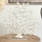 Maple and Jade 16" Coral Decorative Sculpture in Textured White and Clear, , large