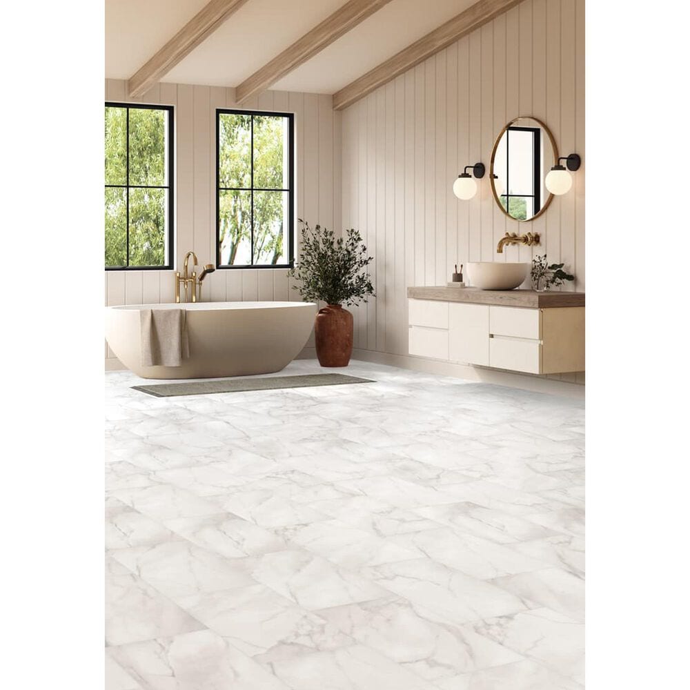 Mannington Adura Pro Loose Lay Calacatta Ivory 12" x 24" Luxury Vinyl Plank, , large