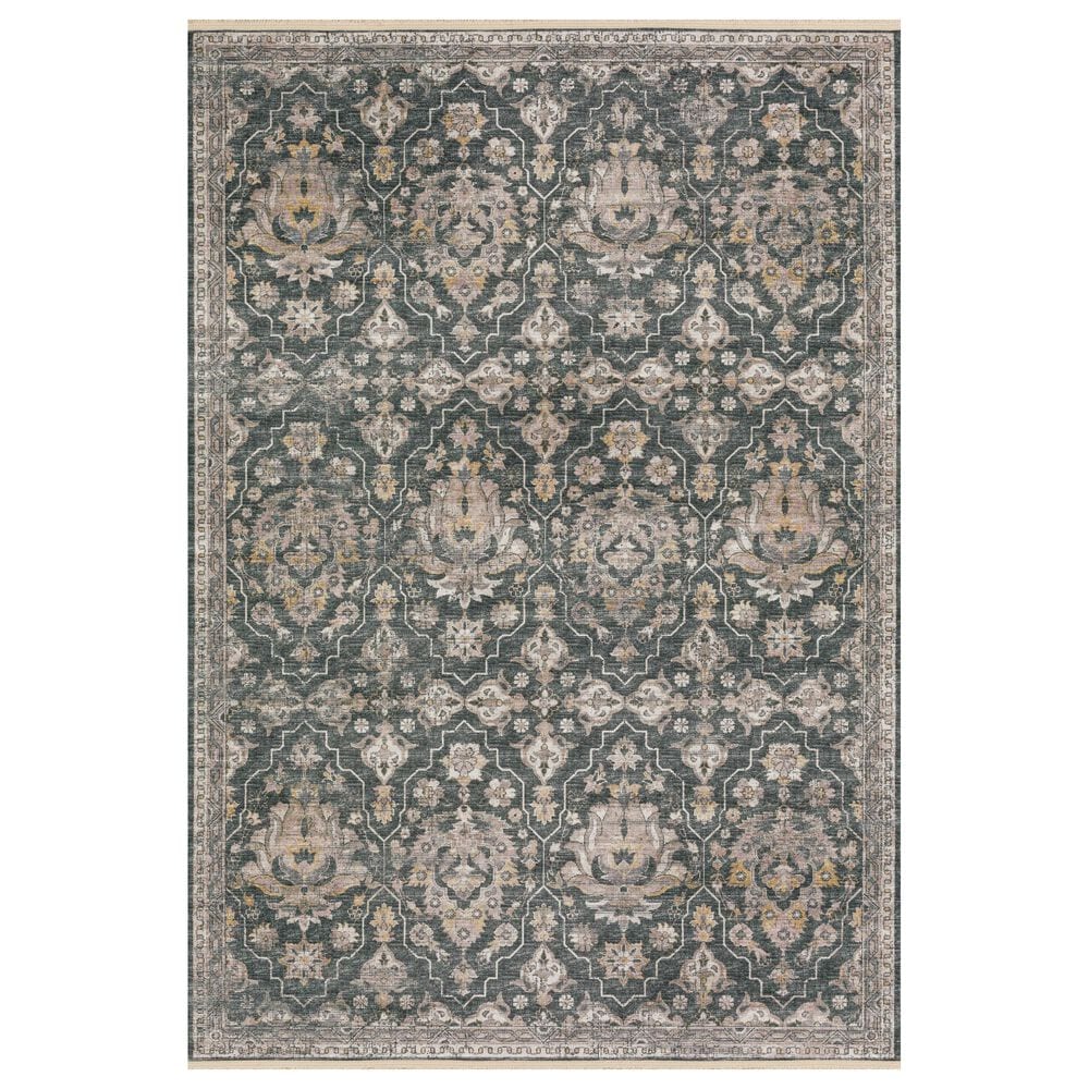 Dalyn Rug Company Marbella 9" x 13" Charcoal Area Rug, , large