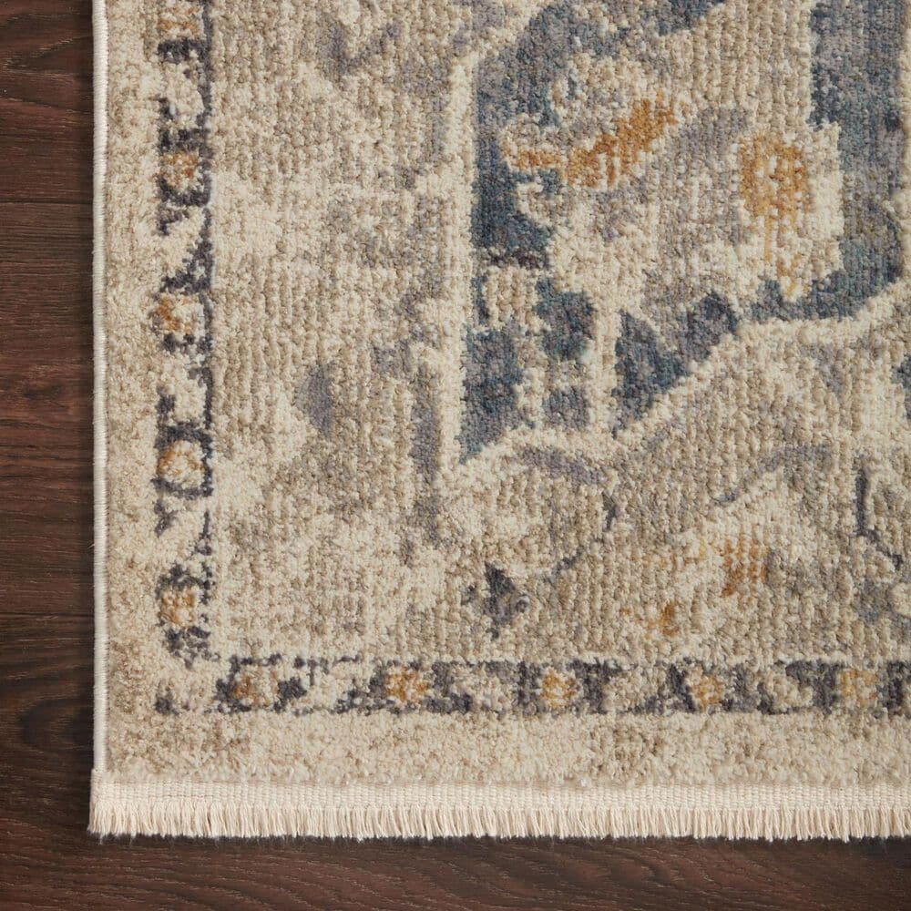 Magnolia Home Janey JAY-01 9&#39;2&quot; x 12&#39;2&quot; Natural and Indigo Area Rug, , large