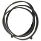 Maple and Jade Abstract Looped Decorative Sculpture in Satin Black, , large