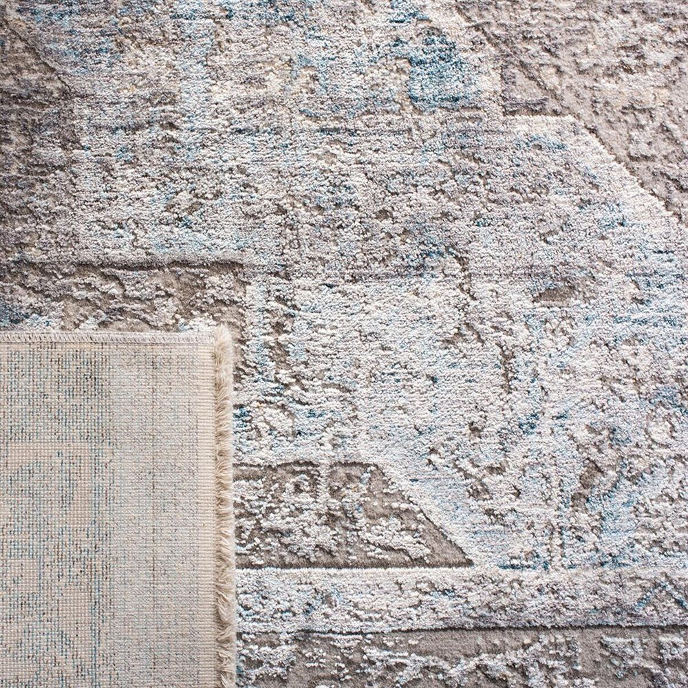 Safavieh Dream 2&#39; x 8&#39; Grey and Aqua Runner, , large