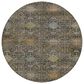 Dalyn Rug Company Aristo AR1 Black 8" Round Area Rug, , large