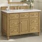 James Martin Vanities Lorelai 48" Single Vanity in Light Natural Oak with 3 cm Arctic Fall Solid Surface Top, , large