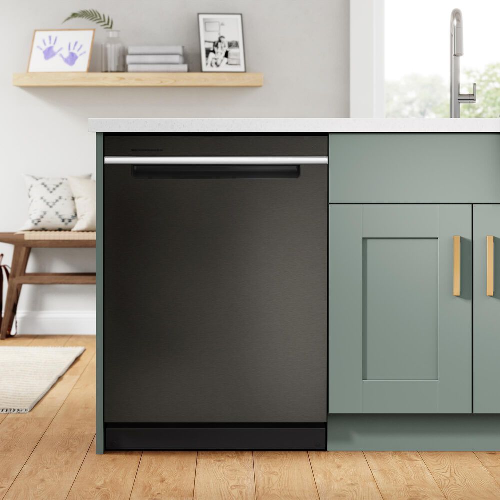 Whirlpool 24&quot; Fully Integrated Dishwasher in Black Stainless Steel, , large
