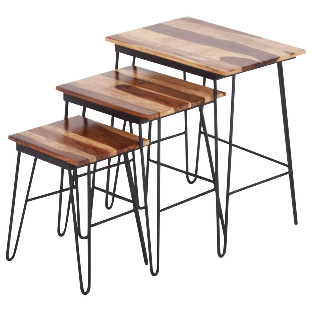 Crystal City Tristan Rectangle Nesting Table in Natural, , large