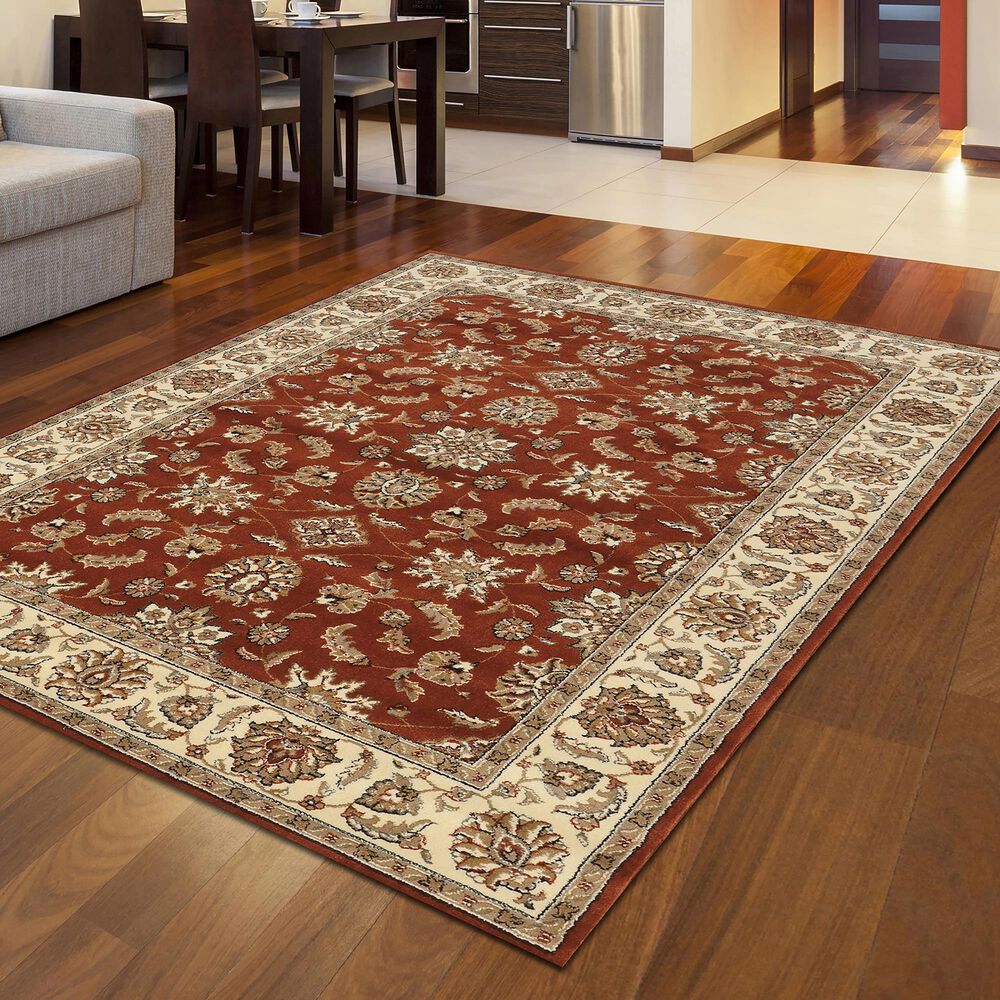 Radici USA Como Brick 3'3" x 4'11" Area Rug, , large