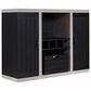 Furniture of America Taylor Buffet in Black/Cement, , large