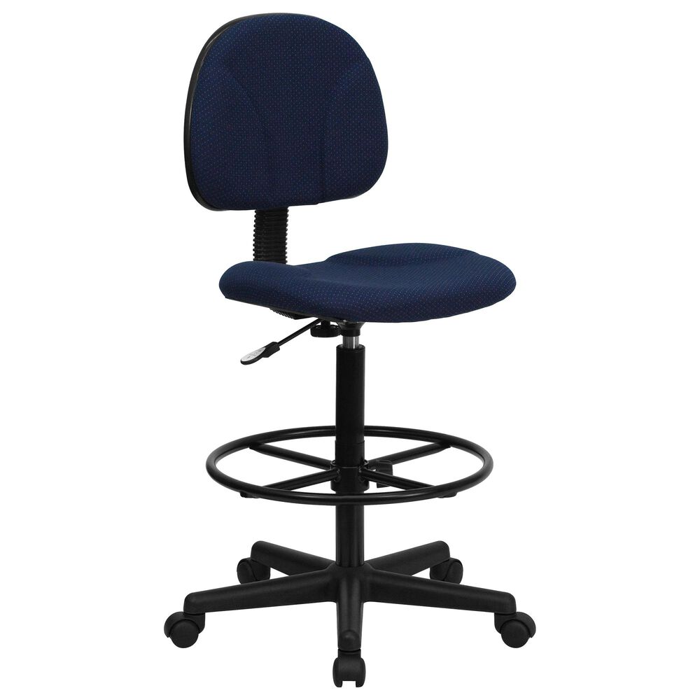 Flash Furniture Drafting Chair in Blue, , large