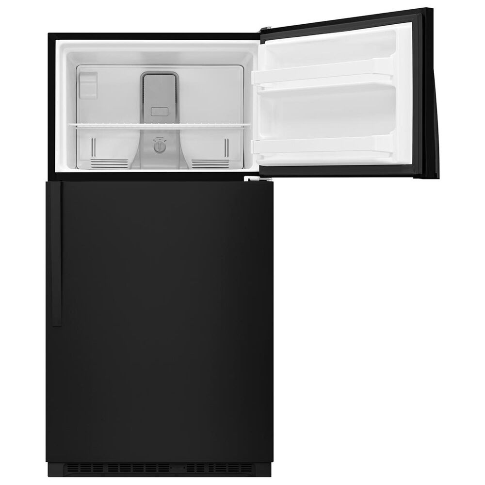 Whirlpool 20.5 Cu. Ft. Top Freezer Refrigerator in Black, , large