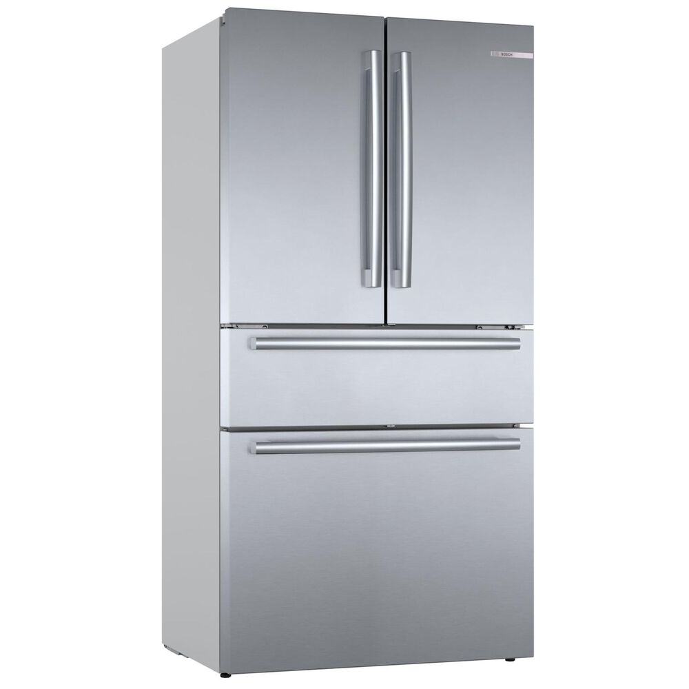 Bosch 36&quot; French 4-Door with 3 Freezer Drawers Refrigerator in Stainless Steel, , large