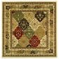 Safavieh Lyndhurst LNH221 6" Square Multicolor and Ivory Runner, , large