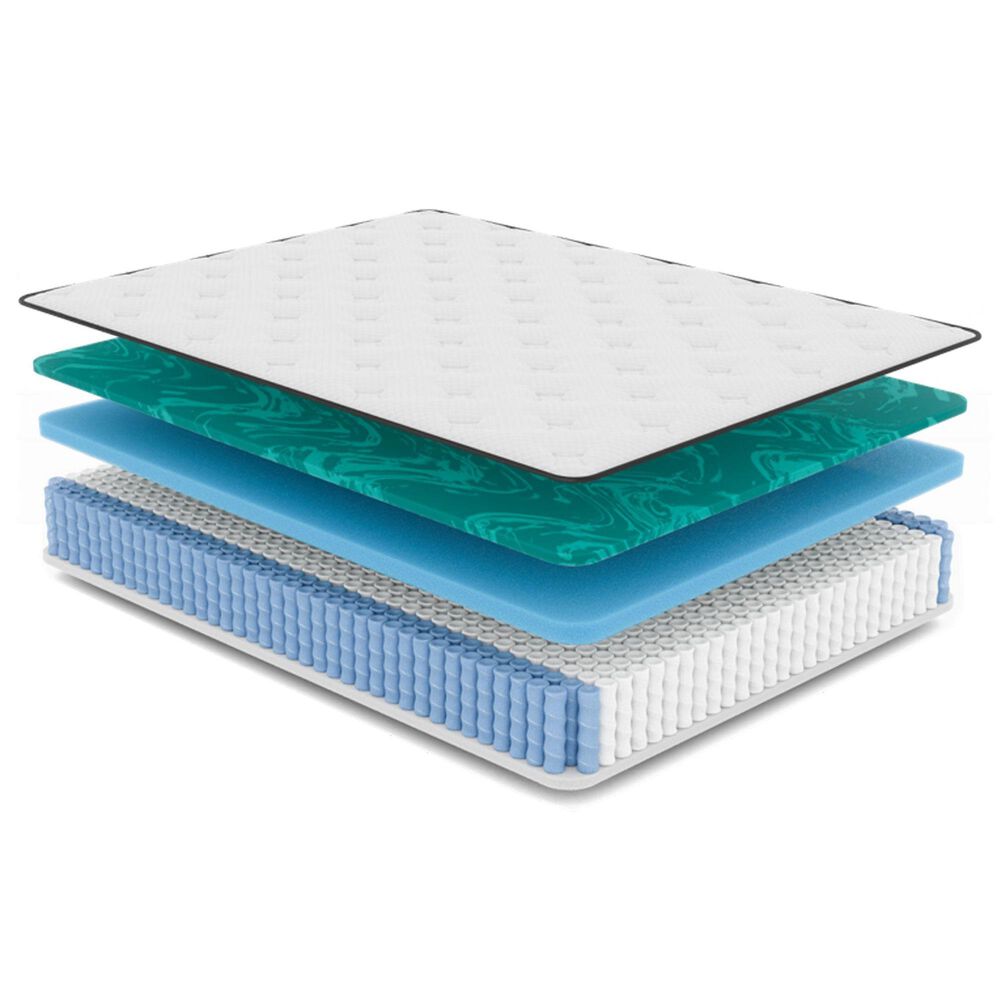 Hearth and Haven Diamond Zen Medium Euro Top Queen Mattress, , large