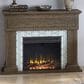Classic Flame Twin Star 47" Wall Mantel Electric Fireplace with Reversible Surround in Hooper Oak, , large