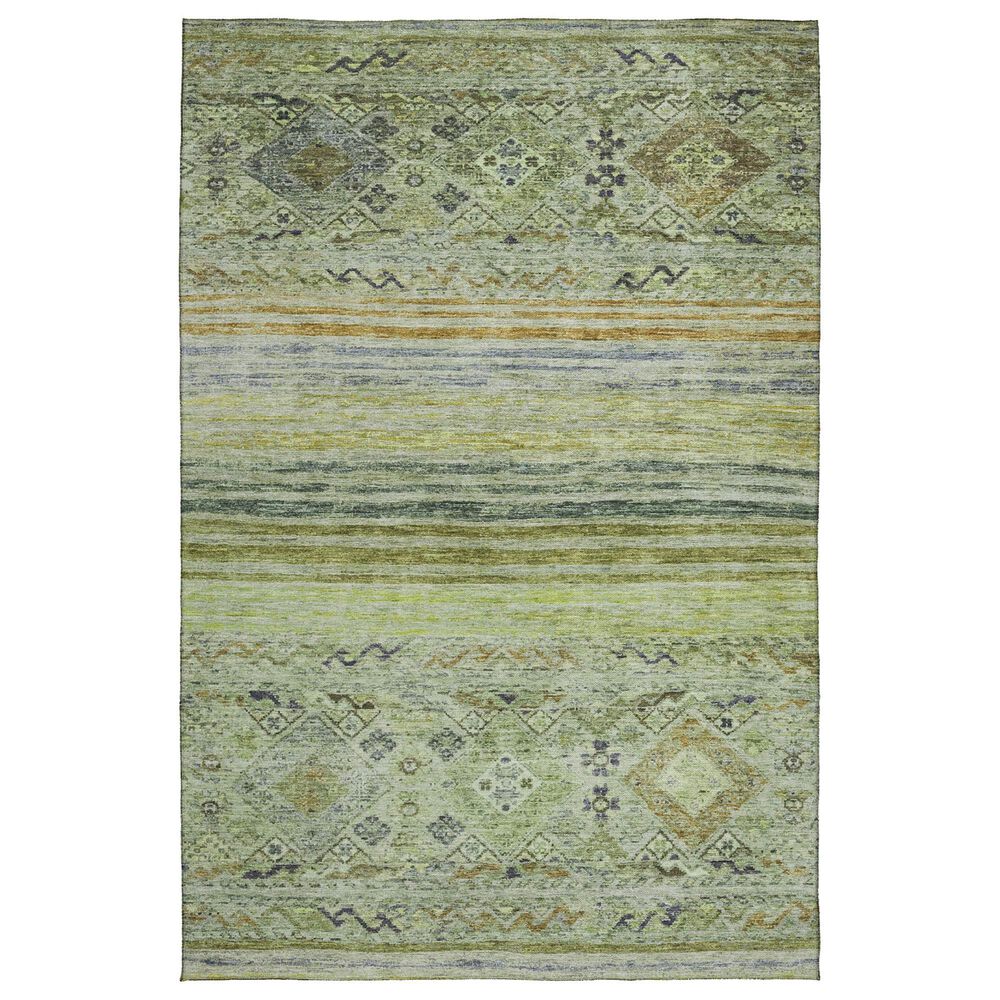Dalyn Rug Company Karaj KJ4 10" x 14" Aloe Indoor/Outdoor Area Rug, , large