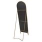 Maple and Jade Arched Freestanding Foldable Floor Mirror in Gold, , large