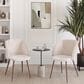 Lumisource Symbol Side Table in Concrete and Black Steel, , large