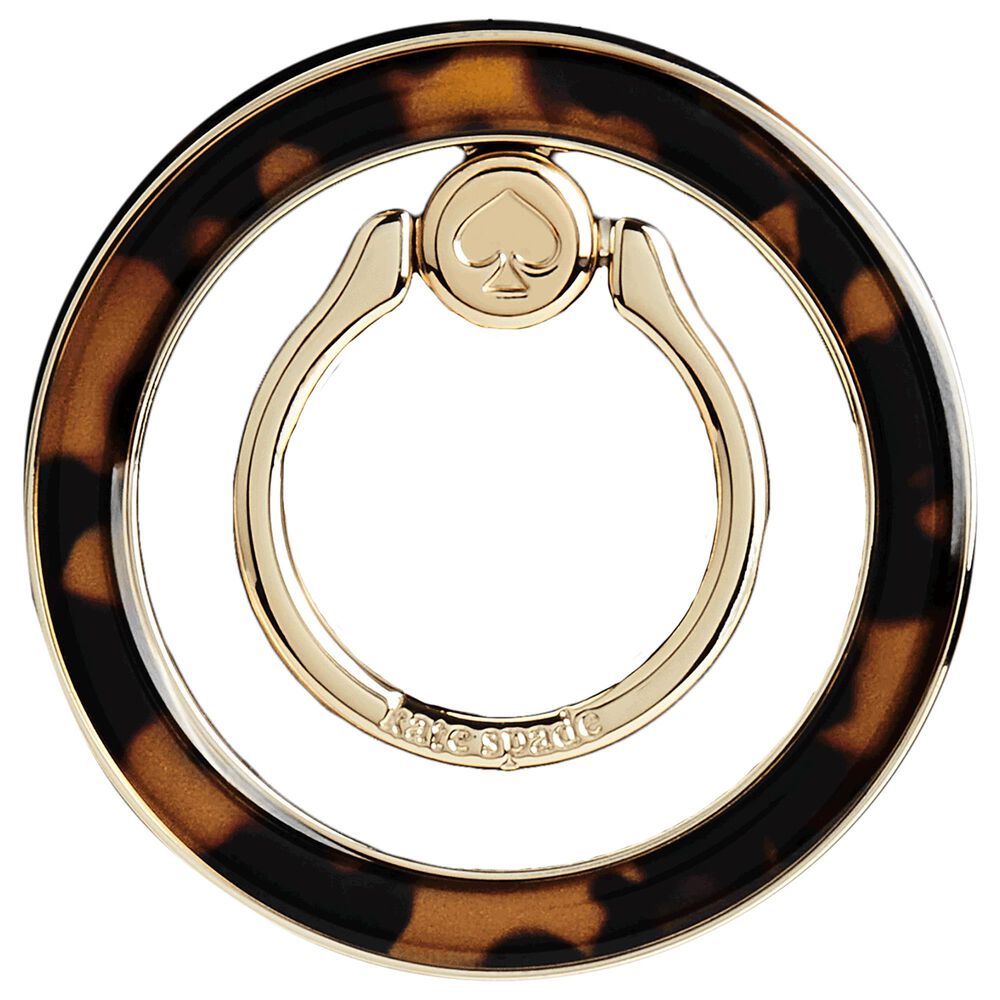 Kate Spade Magnetic MagSafe Ring Stand in Tortoiseshell, , large