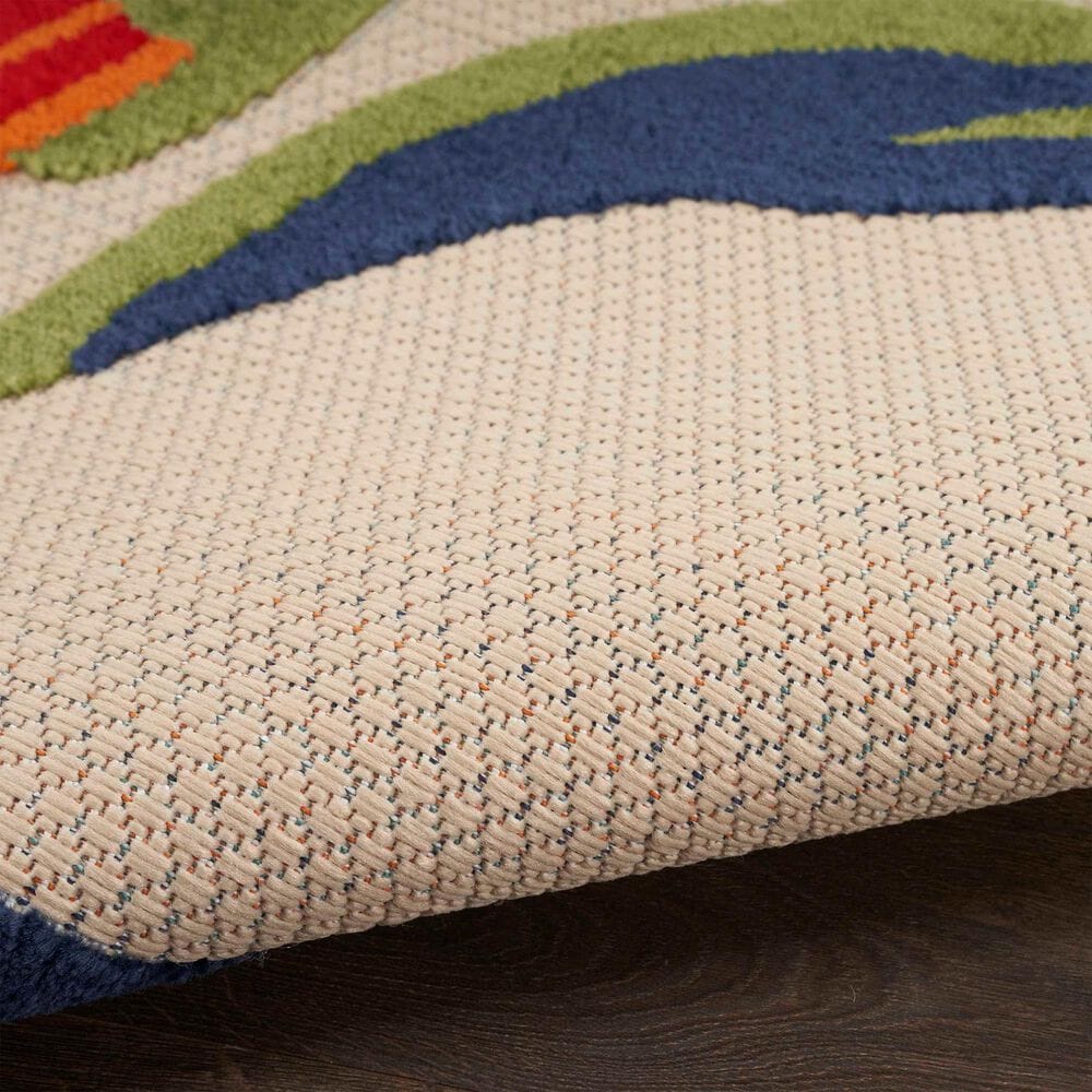 Nourison Aloha 2&#39;3&quot; x 8&#39; Multicolor Indoor/Outdoor Runner, , large