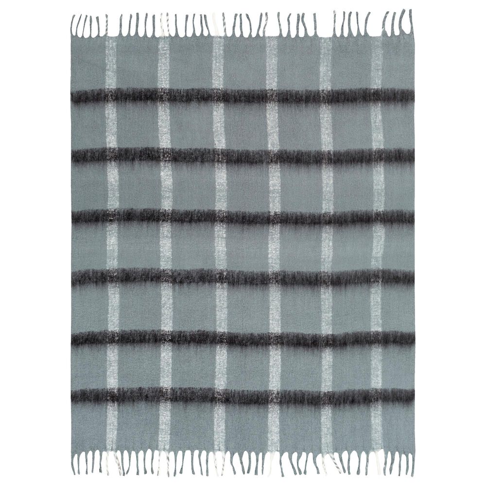 Surya Inc Stowe 50 X 70 Throw In Charcoal And White Nebraska Furniture Mart