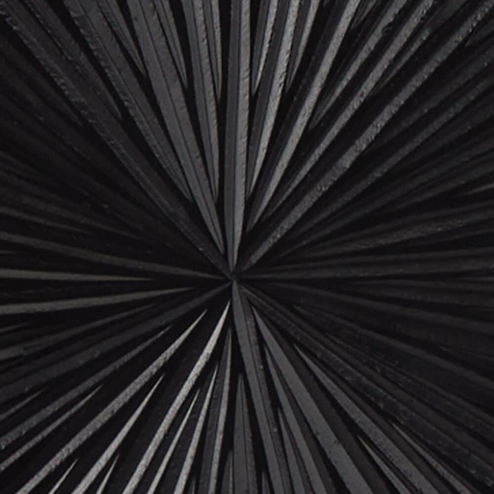 Maple and Jade 39&quot; x 53&quot; Plate Carved Pinwheel Home Wall Decor in Black, , large