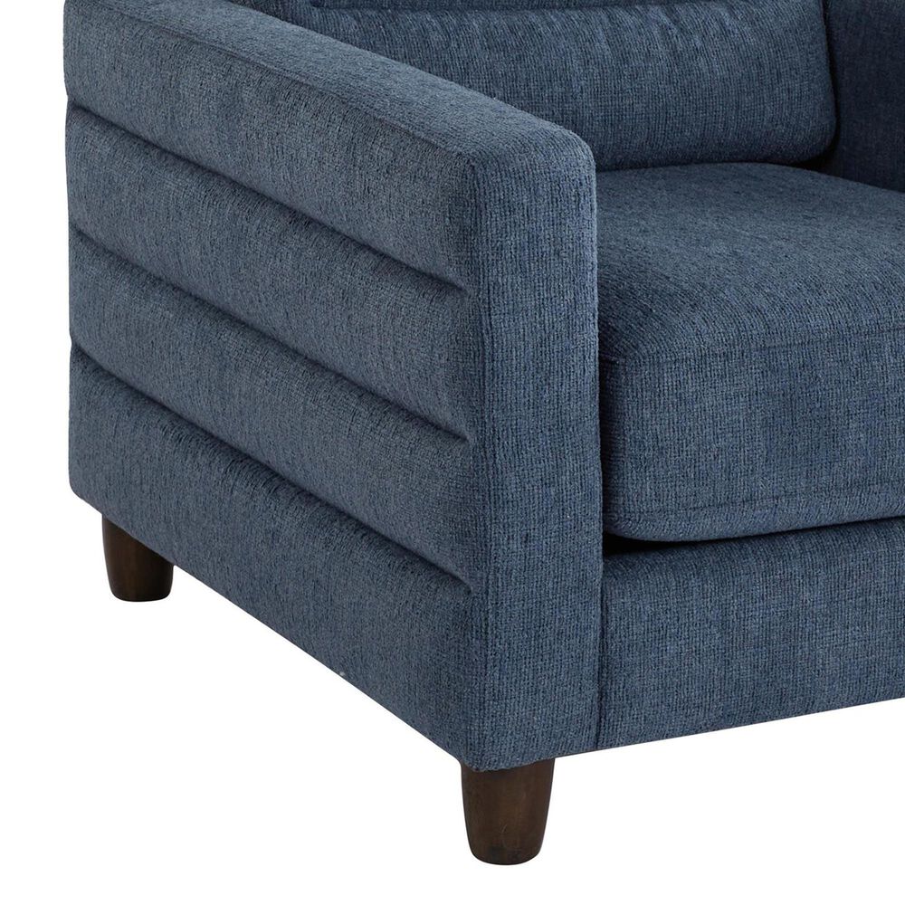 LumiSource Willow Accent Chair in Blue, , large