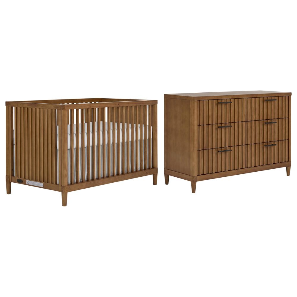 Evolur Flynn 2-Piece Island Crib and Dresser in Sedona, , large