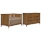 Evolur Flynn 2-Piece Island Crib and Dresser in Sedona, , large