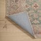 Angela Rose Aubrey 2" x 5" Aqua and Sand Runner, , large