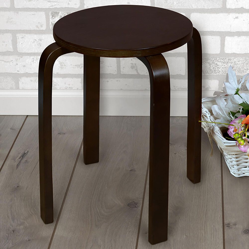 Regency Global Sourcing Niche Mia Stool in Mocha Walnut, , large