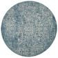 Safavieh Evoke EVK256C-5R 5"1" Round Blue/Ivory Area Rug, , large